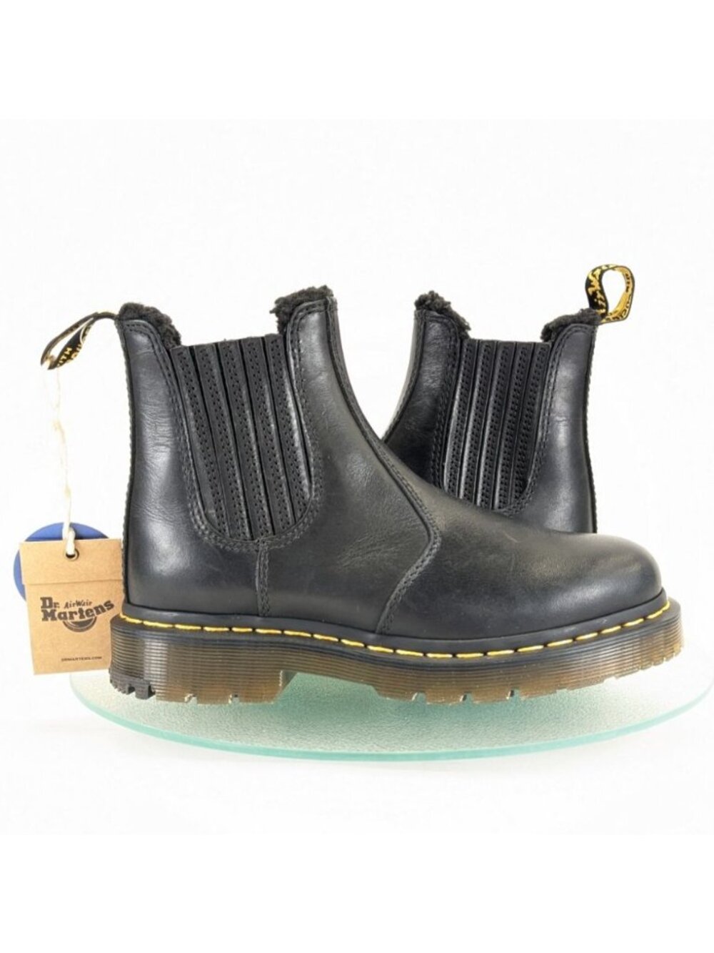 Dr Martens 2916 Chelsea Boots Womens Size 5 Mens 4 Womens 5 Black Platform Docs - Picture 3 of 9